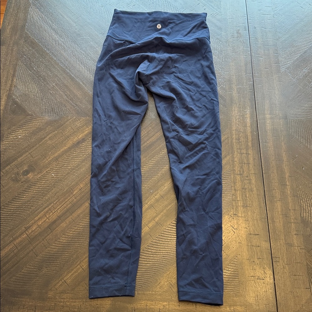 Lululemon 25” Navy Blue Leggings - Size 6
